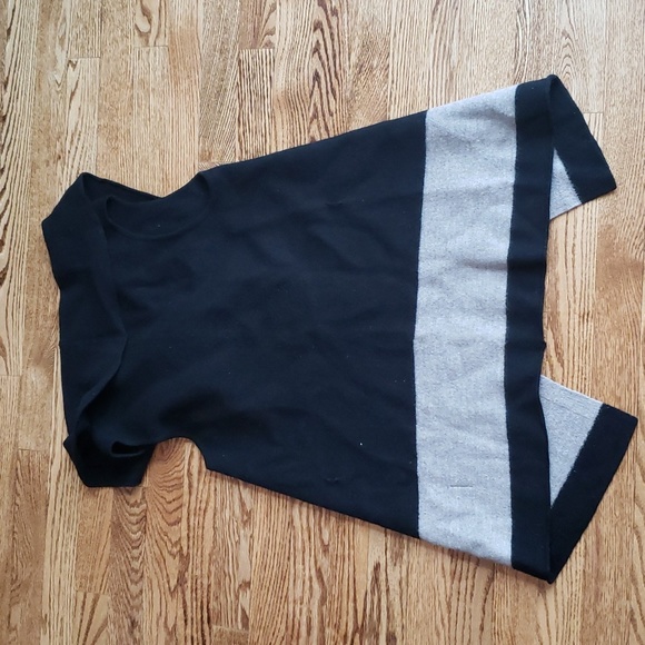 (XS) Joie 100% Wool Colorblock Long Sweater Vest Luxury Assymetrical Minimalist - Picture 9 of 9